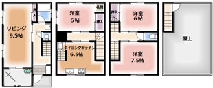 弁天町貸家の物件間取画像